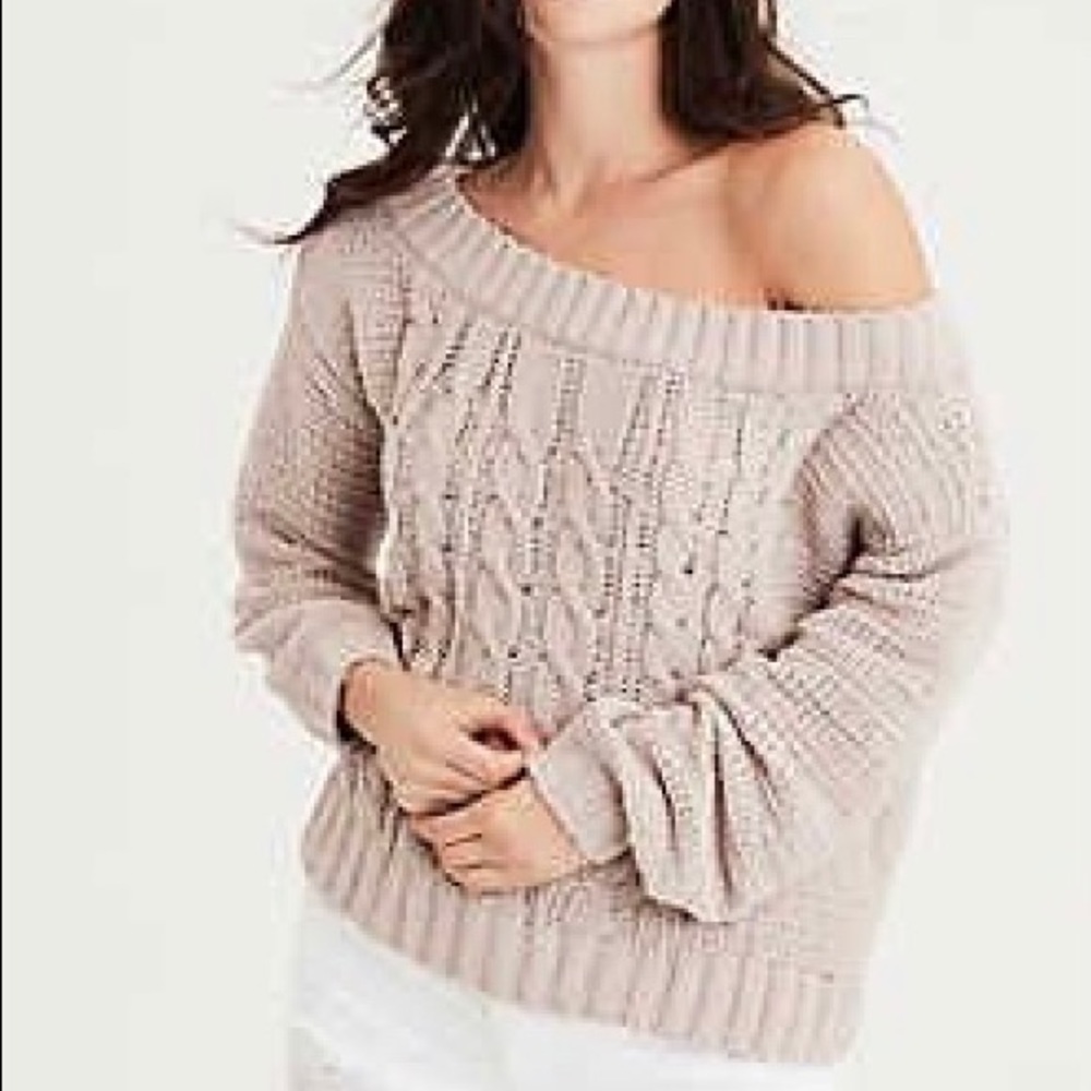 American Eagle off the shoulder sweater medium